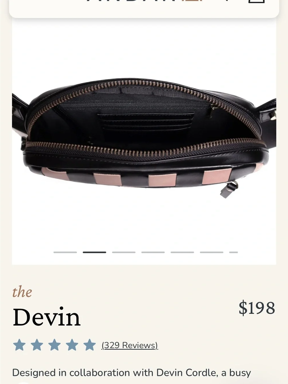 Devin Checkered Crossbody Bum Bag - Black & Blush